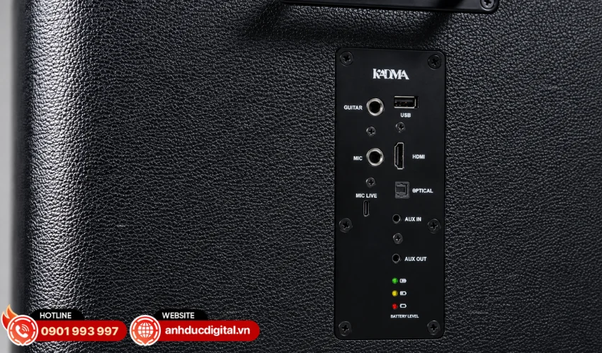 Kadma KF990 hỗ trợ kết nối hiện đại v&agrave; đa dạng