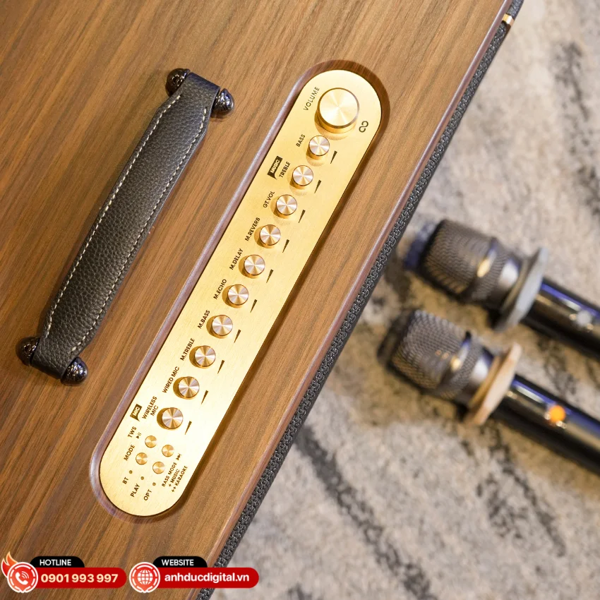 Loa Kadma KS350 được trang bị bảng điều khiển trực quan 