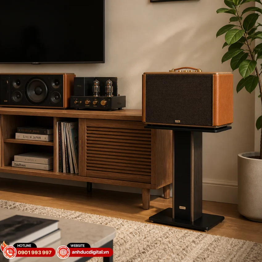 KS350 c&oacute; củ loa bass đường k&iacute;nh 25cm uy lực