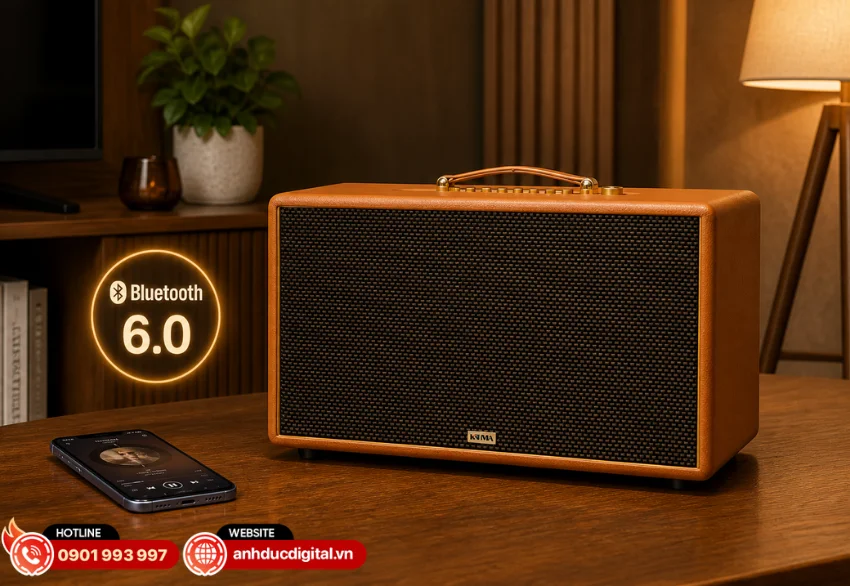 Loa hỗ trợ Bluetooth 6.0 cho khả năng kết nối nhanh