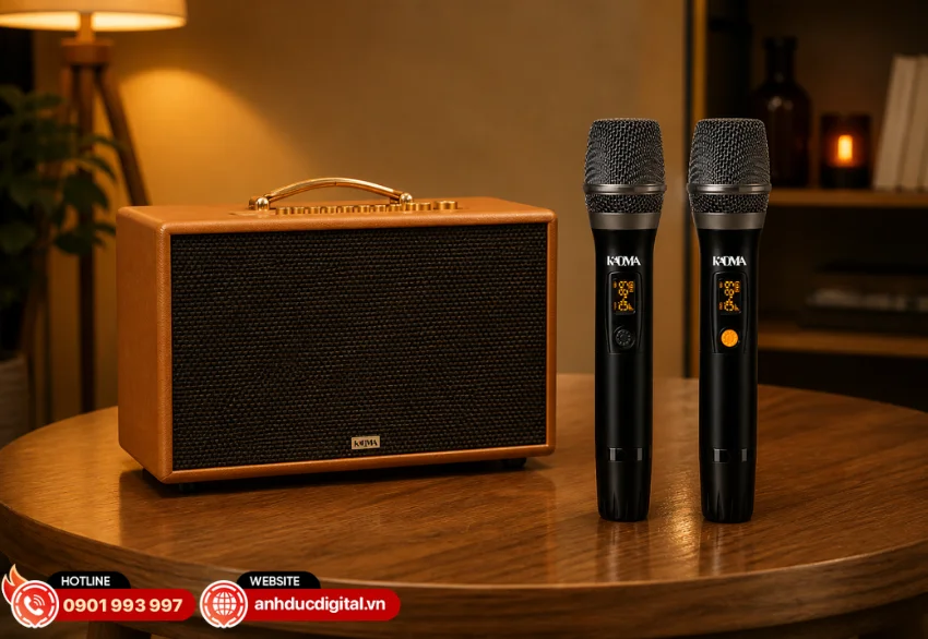 Kadma KS88 đi k&egrave;m 2 micro kh&ocirc;ng d&acirc;y,