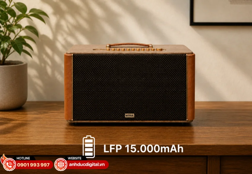 Kadma KS300 sử dụng pin LFP dung lượng 15.000mAh