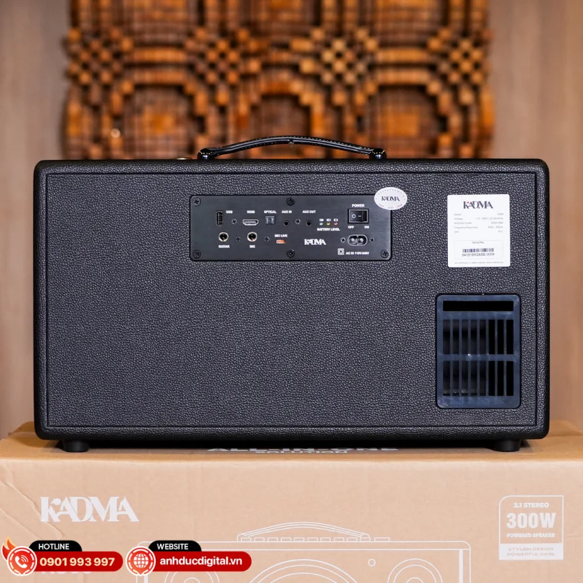 Kadma KS68 hỗ trợ đầy đủ các cổng kết nối