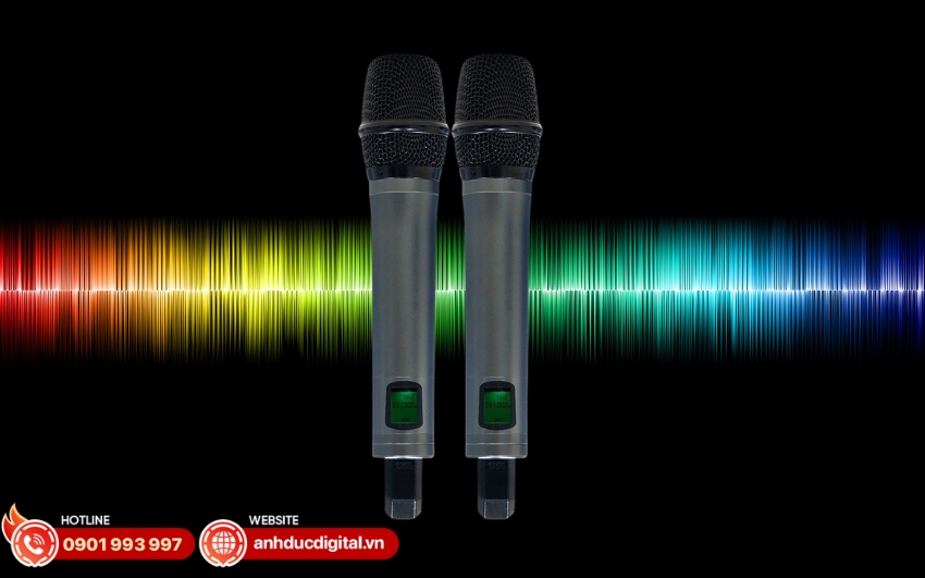 Loa Acnos Acoustic 3 Compact đi kèm 2 micro không dây UHF