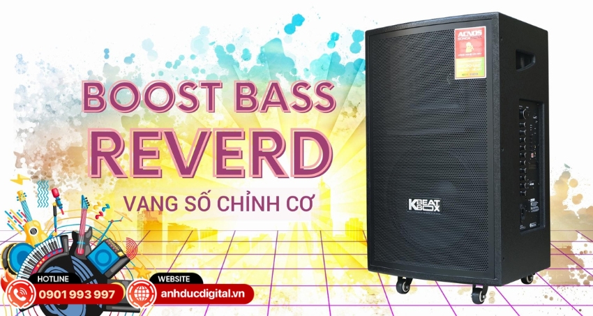 Loa Acnos CB31 được t&iacute;ch hợp vang số chỉnh cơ