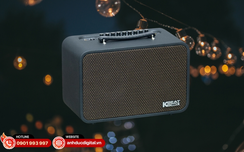 Loa Acnos CS160 Pro sở hữu thiết kế nhỏ gọn, tối ưu cho nhu cầu karaoke di động