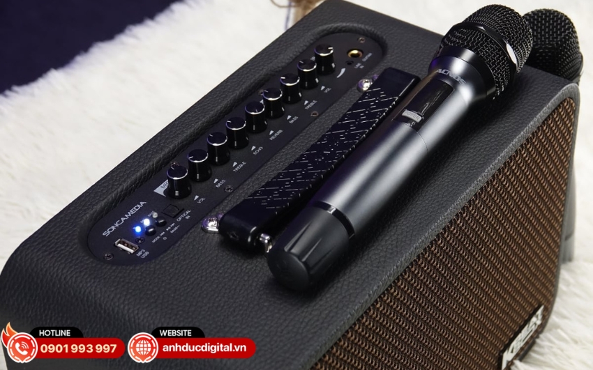 Acnos CS160 Pro tích hợp vang số chỉnh cơ