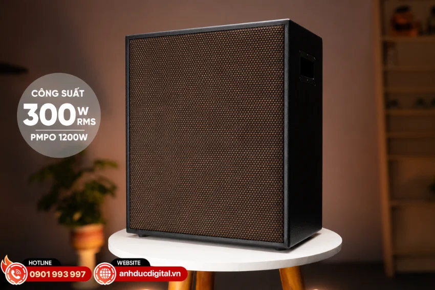 Loa Acnos CS550 Gen2 được trang bị công suất 300W RMS cùng mức công suất PMPO lên đến 1200W