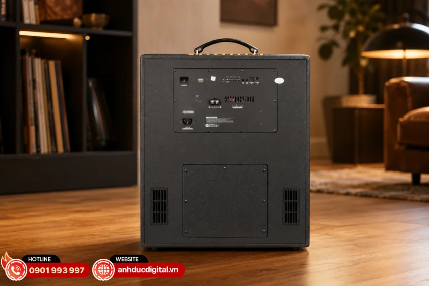 Loa Acnos CS550 Gen2 được trang bị nhiều cổng kết nối tiện lợi
