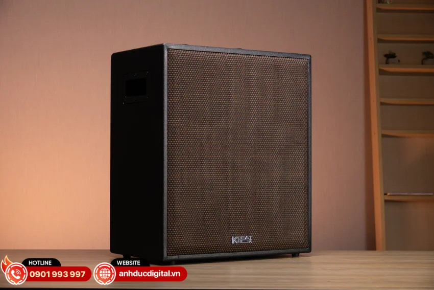 Acnos CS550 Gen2 là mẫu loa karaoke di động sở hữu thiết kế thùng loa bằng gỗ chắc chắn