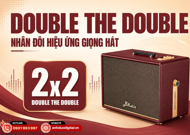Acnos D'Auris 500 sở hữu công nghệ 2x2 Double The Double