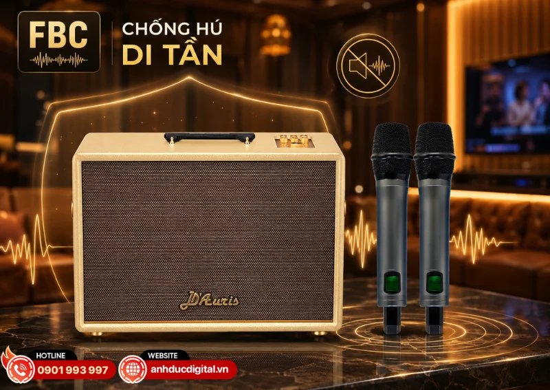 Acnos D'Auris 500 trang bị công nghệ chống hú di tần FBC