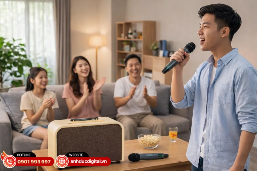 Loa Acnos Harmony V26 được trang bị c&ocirc;ng nghệ chống h&uacute; di tần FBC