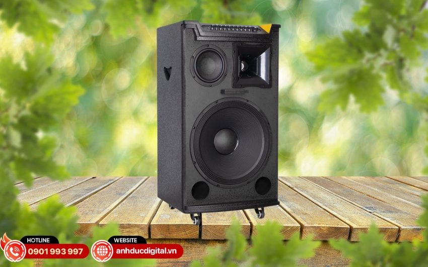 Loa Acnos Top 430 được trang bị hệ thống loa 3 đường tiếng