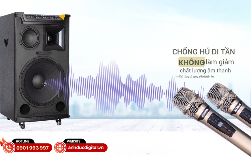 Acnos Top 430 t&iacute;ch hợp chức năng chống h&uacute; di tần FBC
