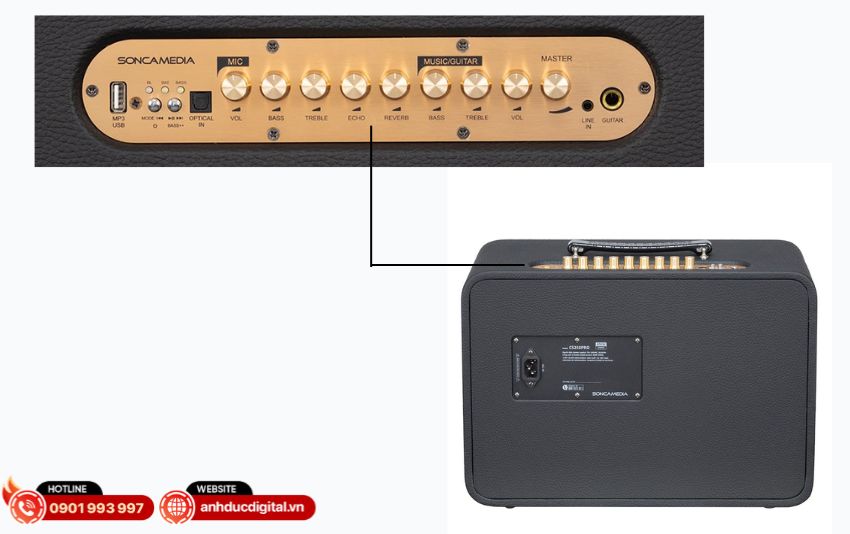 Chức năng Boost Bass tăng cường âm trầm