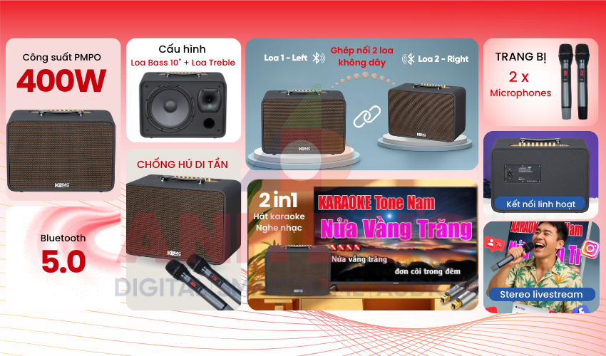 Loa Acnos CS250PRO (Chính hãng)