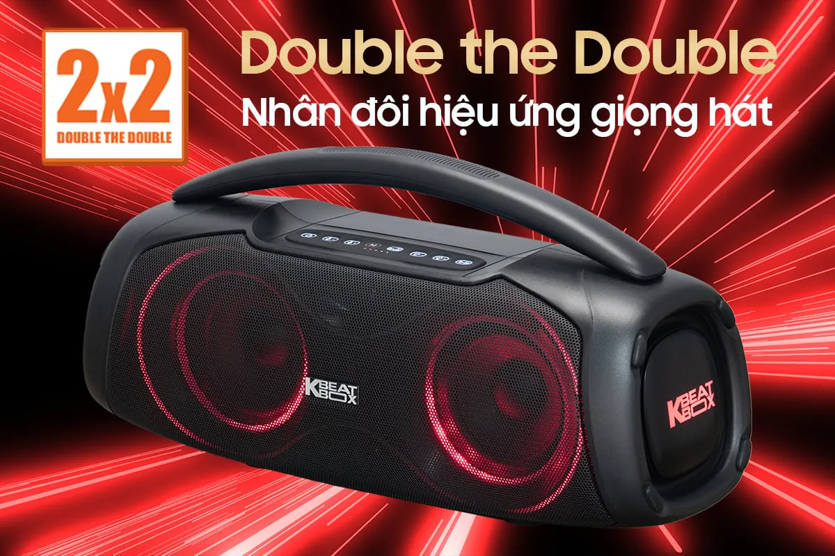 T&iacute;nh năng Double The Double hỗ trợ giọng h&aacute;t chuy&ecirc;n nghiệp