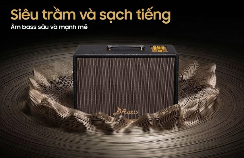 Loa Acnos D’Auris 200 thiết kế gọn có quai xách