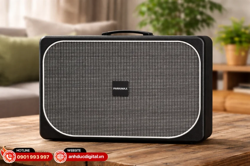 Loa Paramax Sono sở hữu thiết kế nhỏ gọn, tối ưu