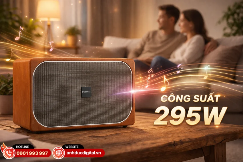 loa Paramax Sono c&oacute; c&ocirc;ng suất tối đa 295W
