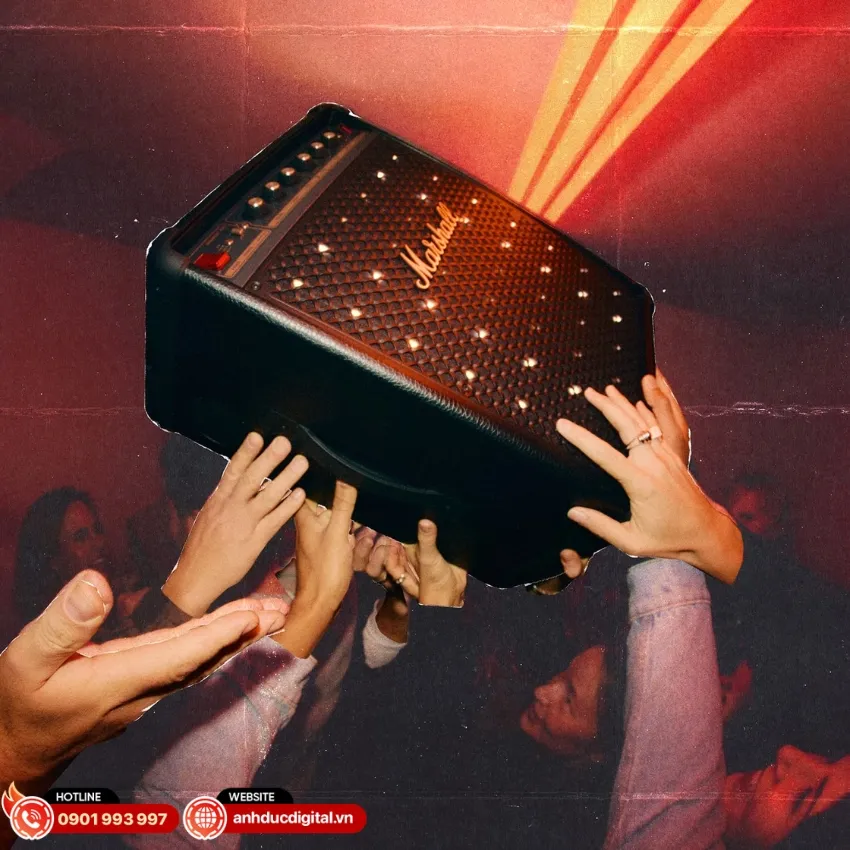 Marshall Bromley 450 được trang bị c&ocirc;ng nghệ &acirc;m thanh stereo 360&deg;