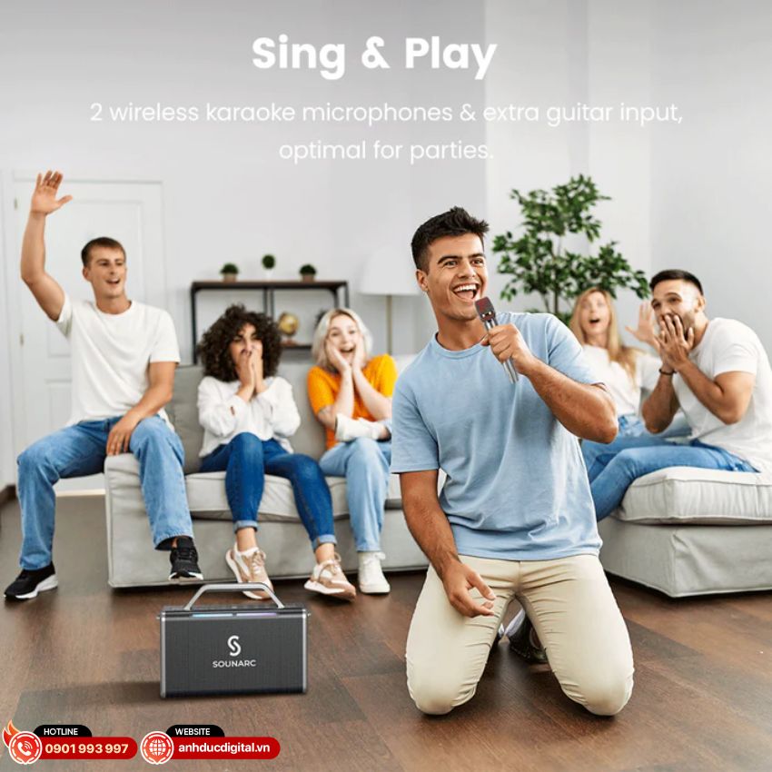 Phù hợp với nhu cầu thư giãn hát và chơi