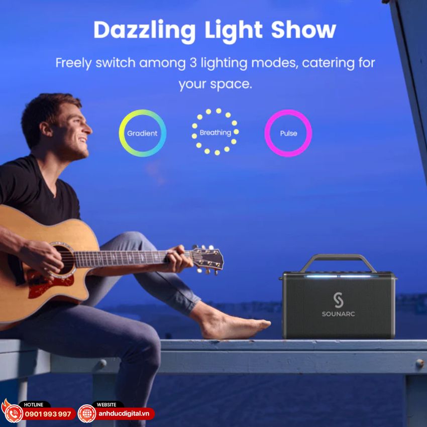 Chương trình biểu diễn ánh sáng rực rỡ