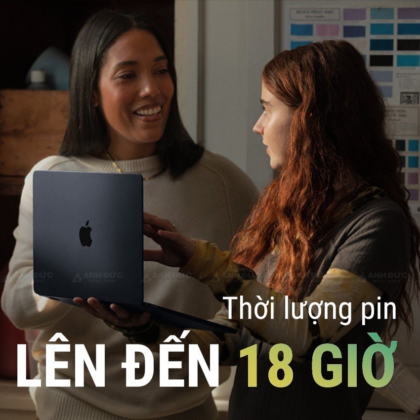 Thời lượng pin lên đến 18 giờ