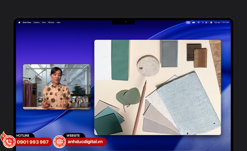 MacBook Pro 14 M5 có Camera 12MP Center Stage 