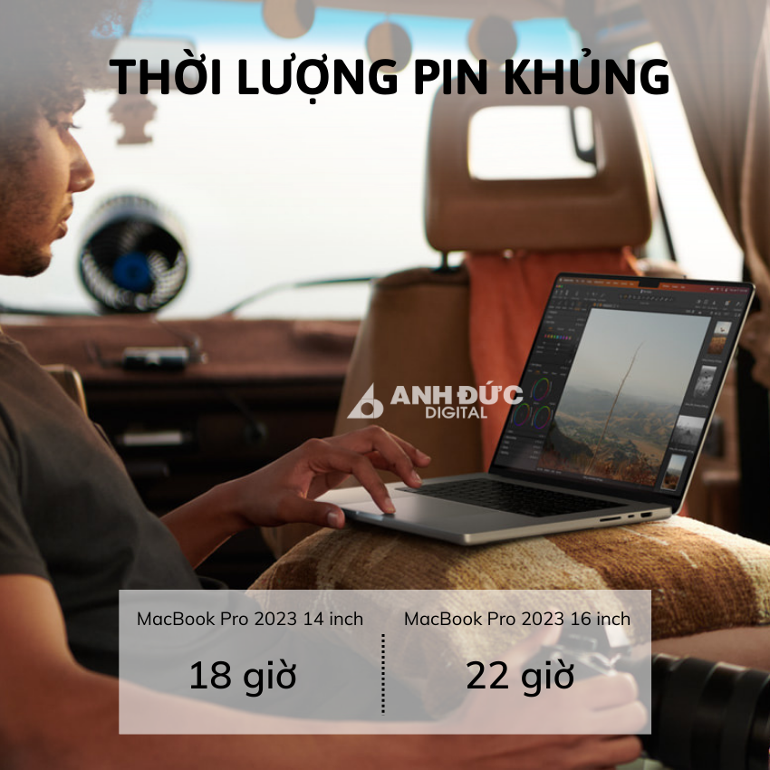 Thời lượng pin khủng 