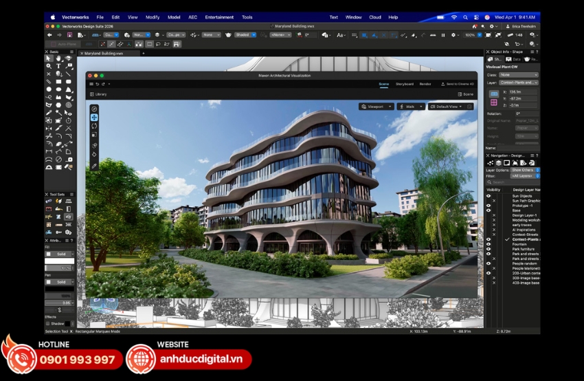 MacBook Pro M5 Max mang lại hiệu suất đồ họa mạnh mẽ cho c&aacute;c c&ocirc;ng việc chuy&ecirc;n nghiệp