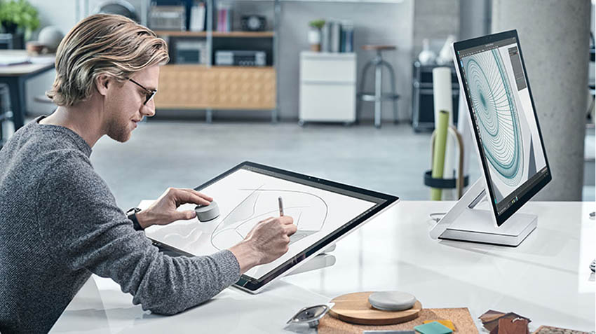 Surface Dial: xoay núm để điều khiển