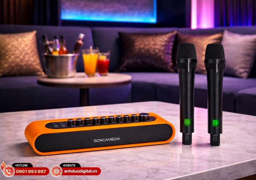 App Sonca Mixer điều chỉnh &acirc;m thanh cho Acnos Mi36