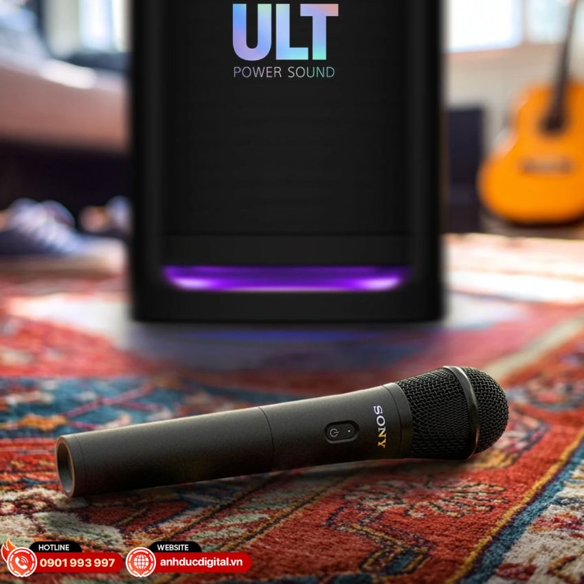 Micro Sony ULTMIC1 chống nhiễu, thời gian sử dụng pin lâu