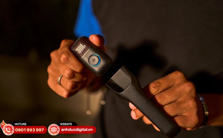 JBL EasySing Mic Mini sở hữu dải đ&aacute;p ứng tần số 50Hz &ndash; 15kHz