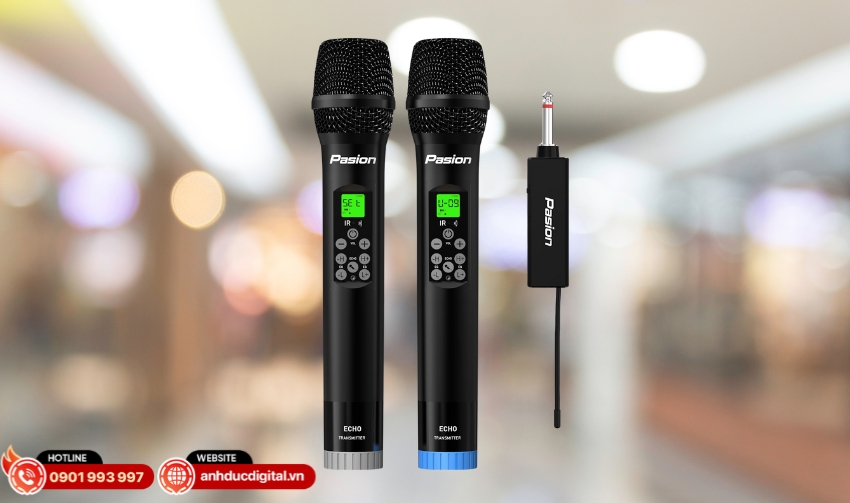 PASION ECHO hoạt động trên băng tần UHF 675.3–684 MHz