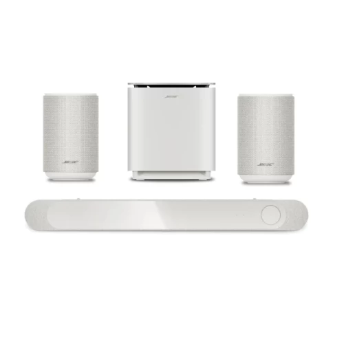 Loa Bose Lifestyle Ultra Soundbar + Bose Lifestyle Ultra Subwoofer + Bose Lifestyle Ultra Speaker | White (Chính hãng)