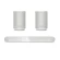 Loa Bose Lifestyle Ultra Soundbar + Bose Lifestyle Ultra Speaker | White (Chính Hãng)