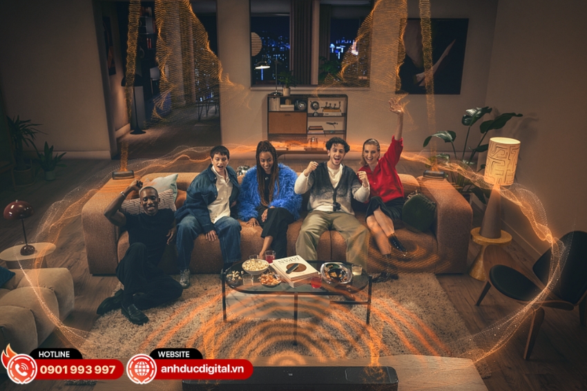 JBL Bar 1300MK2 được trang bị cấu h&igrave;nh &acirc;m thanh v&ograve;m 11.1.4 k&ecirc;nh