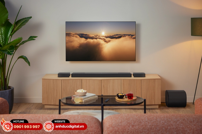 JBL Bar 1300MK2 ph&ugrave; hợp với người y&ecirc;u th&iacute;ch trải nghiệm phim ảnh, &acirc;m thanh v&ograve;m mạnh mẽ v&agrave; kh&ocirc;ng gian giải tr&iacute; cao cấp tại gia