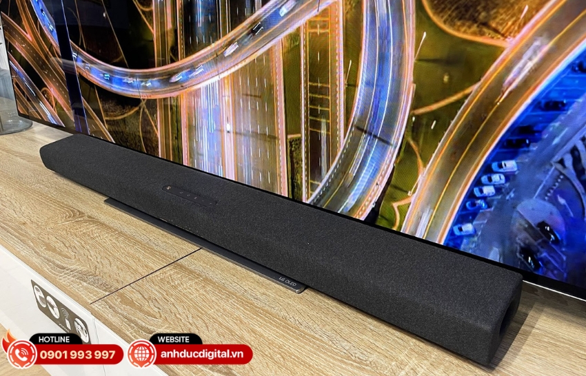Soundbar Yamaha SR-X40A có thiết kế sang trọng