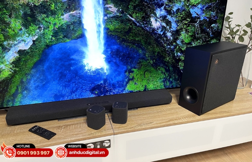 Loa Soundbar Yamaha SR-X40A mang đến trải nghiệm âm thanh cân bằng