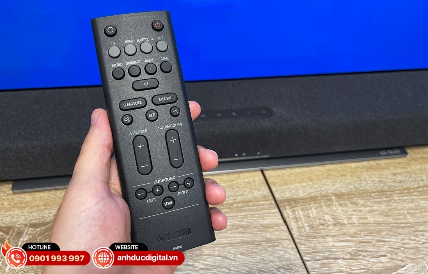 Loa TRUE X BAR 40A cho phép đồng bộ điều khiển giữa loa và TV