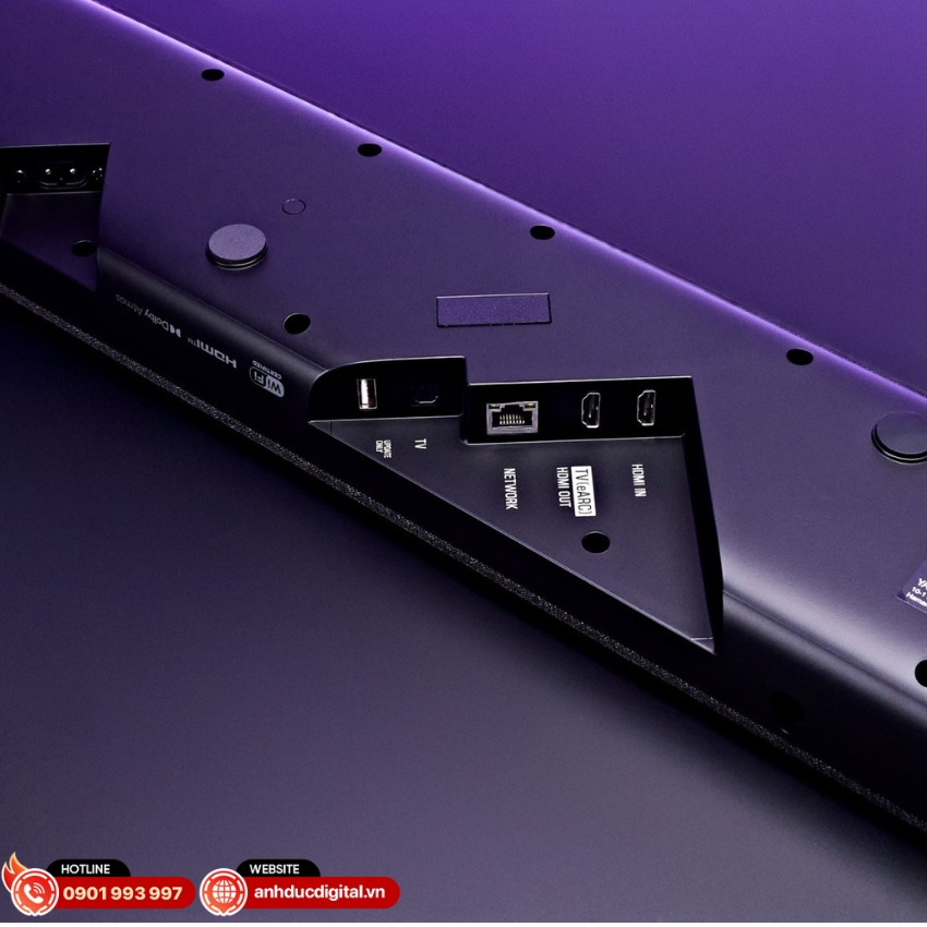 7TRUE X BAR 50A có kết nối đa dạng và tiện lợi