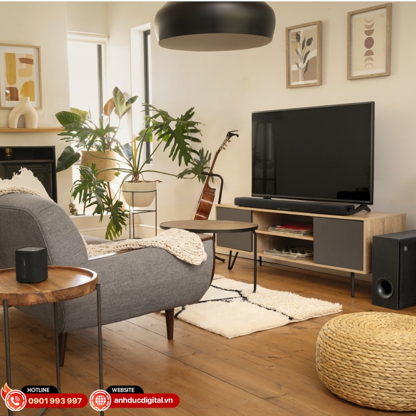 Soundbar Yamaha SR-X50A trang bị công nghệ True X Surround