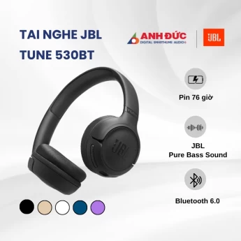 Tai nghe JBL Tune 530BT | Black (Chính hãng)