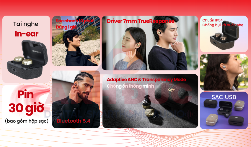 Tai nghe Sennheiser Momentum 4 True Wireless