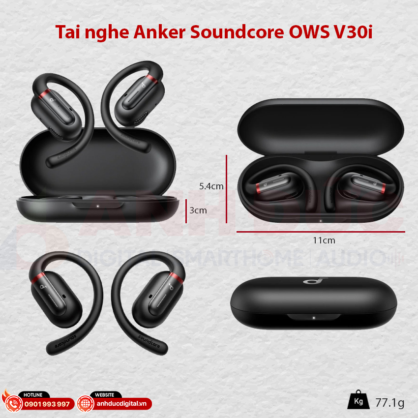 Tai nghe Anker Soundcore OWS V30i 20
