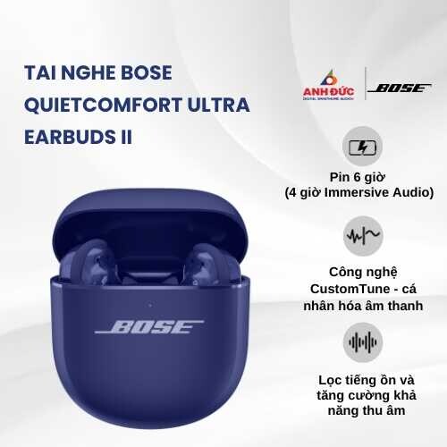 Tai nghe Bose QuietComfort Ultra Earbuds II | Midnight (Chính hãng)